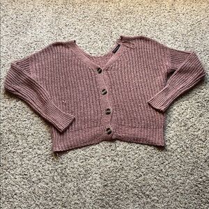 Moon & Madison Mauve Knit Sweater